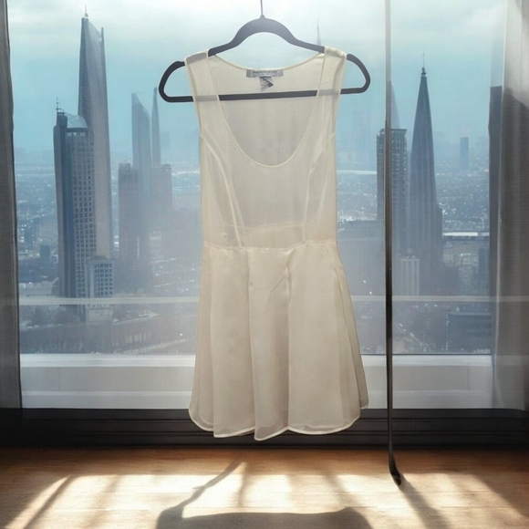 Morgane Le Fay Ruslan dress Ivory silk chiffon  Size S - Picture 12 of 12